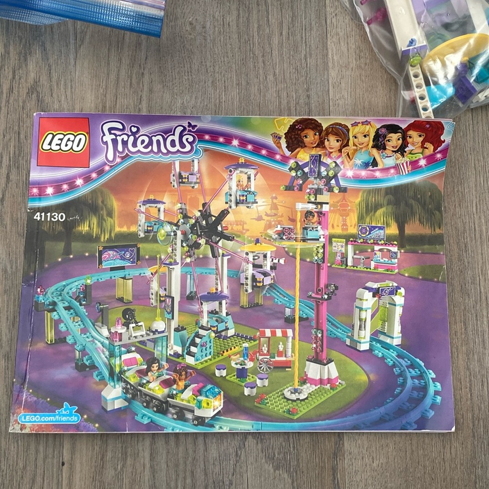 LEGO Friends 41130 Amusement Park Roller Coaster Building Kit